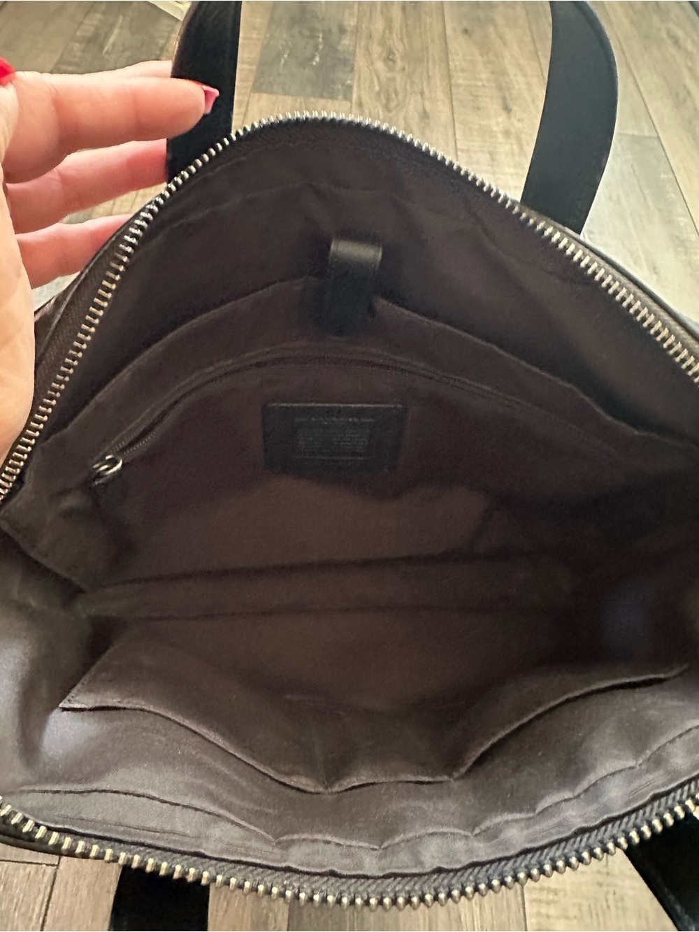 Coach Graham Slim Briefcase in Black Signature Canvas-EXCELLENT CONDITION - Picture 6 of 14